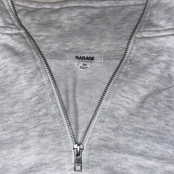 Dolman Sleeve Half Zip Sweater - Picture 2 of 4